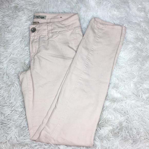 pastel pink jeans